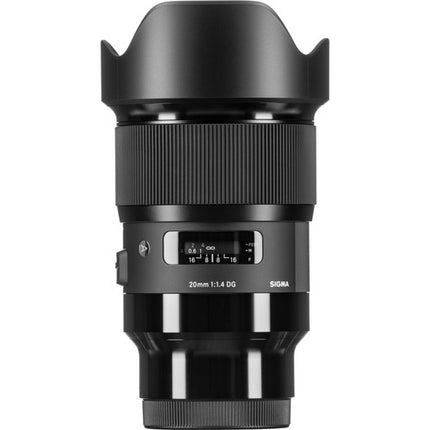 Sigma 20mm f/1.4 DG HSM Art Lente para Sony E Montura E con Estuche