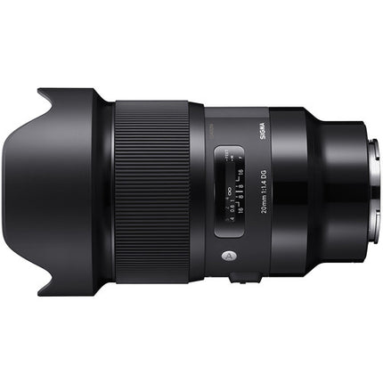 Sigma 20mm f/1.4 DG HSM Art Lente para Sony E Montura E con Estuche