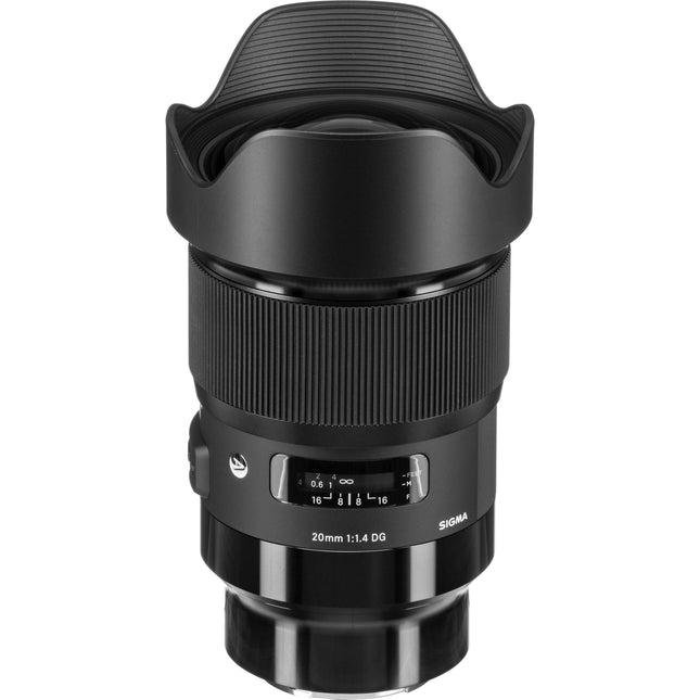 Sigma 20mm f/1.4 DG HSM Art Lente para Sony E Montura E con Estuche