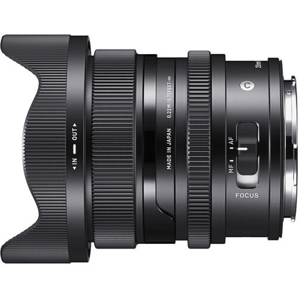 Sigma 20mm f2 DG DN Lente para Leica L Apertura f2 Distancia mínima 22cm