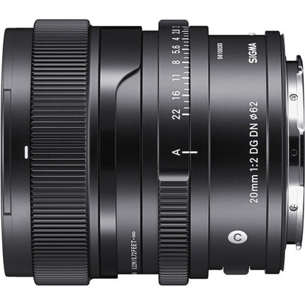 Sigma 20mm f2 DG DN Lente para Leica L Apertura f2 Distancia mínima 22cm