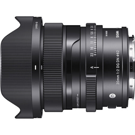 Sigma 20mm f2 DG DN Lente para Leica L Apertura f2 Distancia mínima 22cm