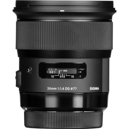 Sigma 24mm f/1.4 DG HSM Art Objetivo para Nikon F con parasol y funda