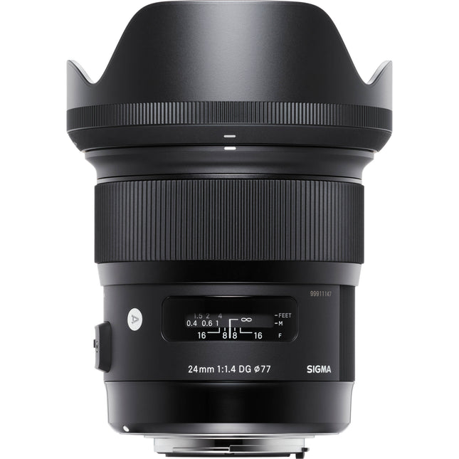 Sigma 24mm f/1.4 DG HSM Art Objetivo para Nikon F con parasol y funda