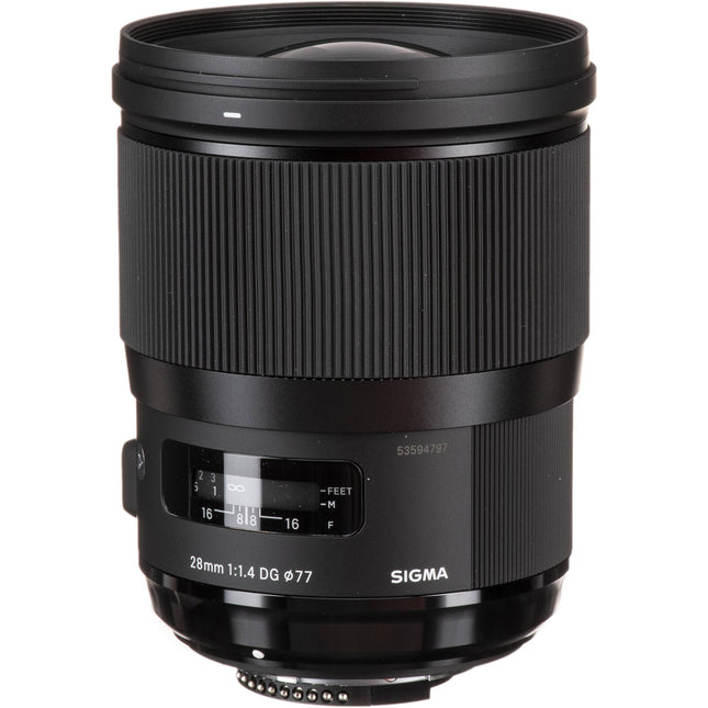 Sigma 28mm f 1.4 DG HSM Art Objetivo para Nikon F Montura F 90 Días Garantía