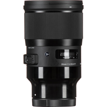 Sigma 28mm f1.4 DG HSM Art objetivo para Sony E con garantía de 90 días y parasol
