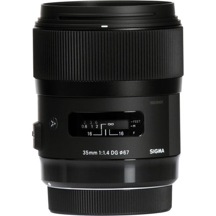 Sigma 35mm f/1.4 DG HSM Art Objetivo para Sony A Full Frame f/16