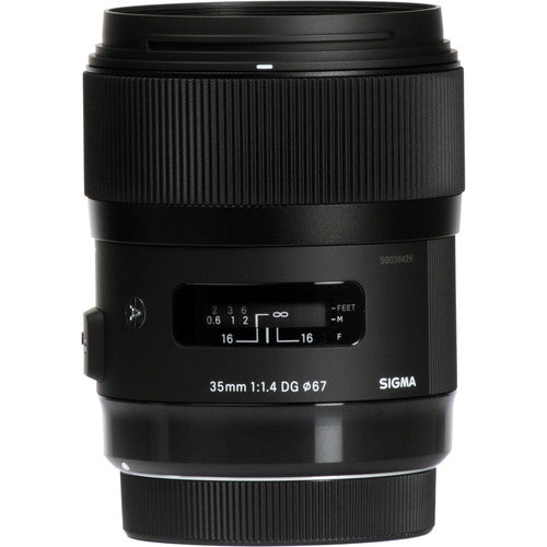 Sigma 35mm f/1.4 DG HSM Art Objetivo para Sony A Full Frame f/16