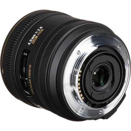 Sigma 4.5mm f/2.8 EX DC Objetivo para Sony A APS-C 180° y Estuche