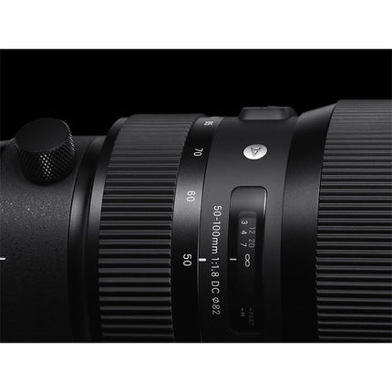 Sigma 50-100mm f1.8 DC HSM Art Objetivo F Mount con Collar Giratorio y Apertura f1.8