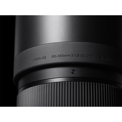 Sigma 50-100mm f1.8 DC HSM Art Objetivo F Mount con Collar Giratorio y Apertura f1.8