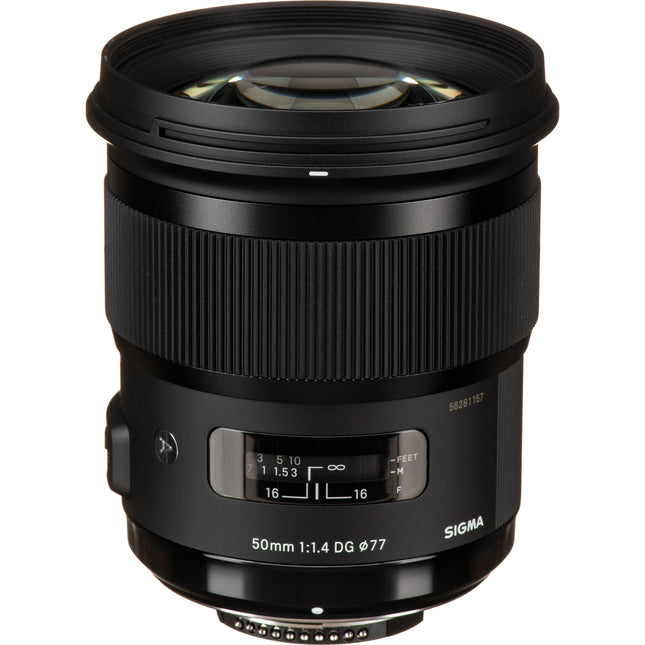 Sigma 50mm f/1.4 DG HSM Art lente para Nikon F apertura f/1.4-16 y motor HSM