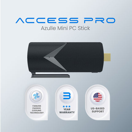 Azulle Access Pro Mini PC Stick sin OS Intel N100 8GB RAM 64GB eMMC
