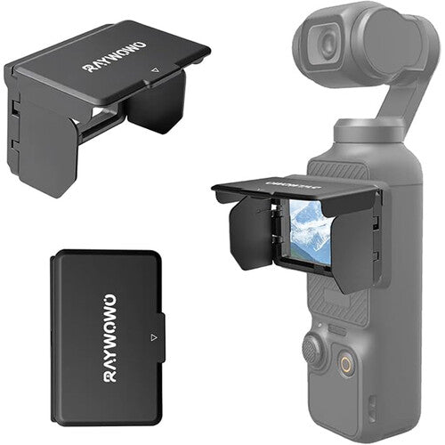 Raywowo Parasol para Pantalla DJI Osmo Pocket 3/4 Estructura Plegable Durable