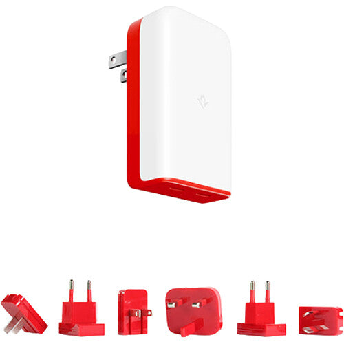 Twelve South PlugBug Travel Cargador de Pared 120W 4 Puertos USB-C con Rastreo y Adaptadores Internacionales
