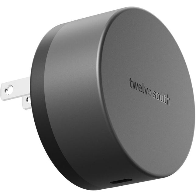 Twelve South PowerBug Cargador de Pared 35W Carga Inalámbrica Qi2 15W USB-C 25W Slate Black