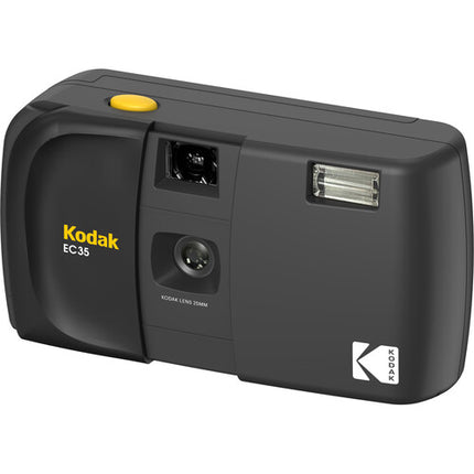 Kodak EC35 Cámara de 35mm Lente 25mm f10 Flash y Correa Negra