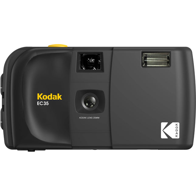 Kodak EC35 Cámara de 35mm Lente 25mm f10 Flash y Correa Negra