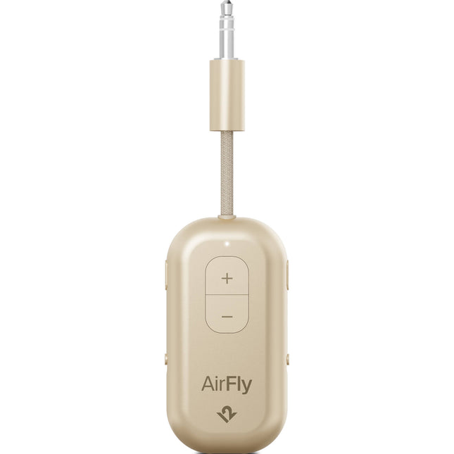 Twelve South AirFly Pro 2 Adaptador Bluetooth Inalámbrico Oro 25h Batería USB-C