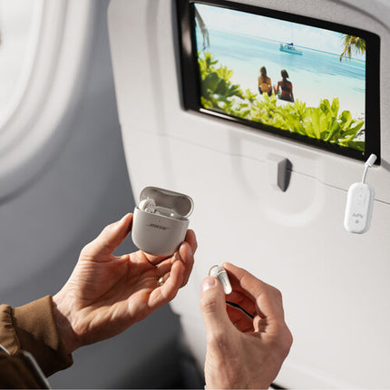 Twelve South AirFly Pro 2 Adaptador Bluetooth inalámbrico blanco glacial 25h batería USB-C