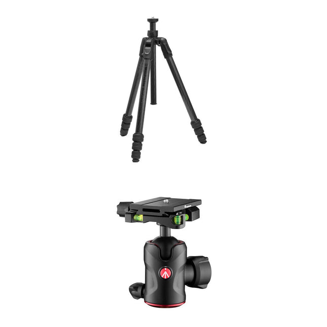 Manfrotto Befree GT PRO trípode de viaje en fibra de carbono 64 cm 10 kg con cabeza de bola 496