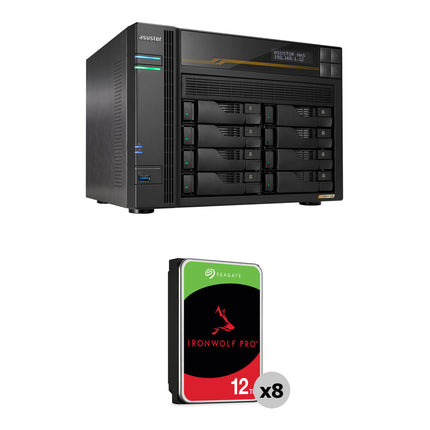 Asustor 96TB Lockerstor 8 Gen3 NAS 8 Bahías 7200 rpm SATA III 3.5"