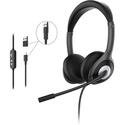 Morpheus 360 Connect HS5600SU Auriculares USB Estéreo Cableados Micrófono Noise Cancelling