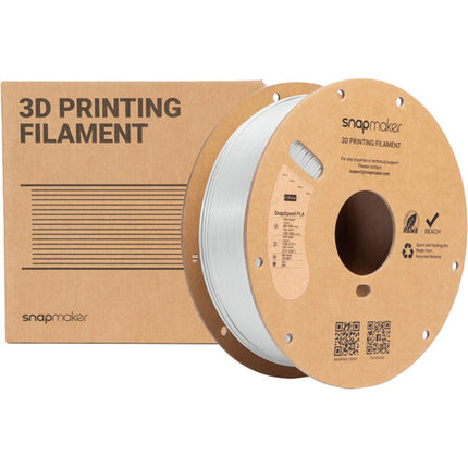 Snapmaker SnapSpeed Filamento PLA RFID 1kg Blanco Perla Alta Velocidad