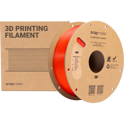 Snapmaker SnapSpeed PLA RFID Filamento 1kg Rojo Alta Velocidad