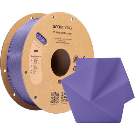 Snapmaker SnapSpeed Filamento PLA RFID 1kg Morado Alta Velocidad