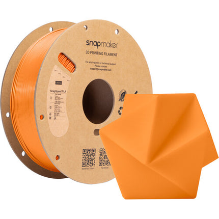 Snapmaker SnapSpeed Filamento PLA RFID 1kg Naranja Alta Velocidad