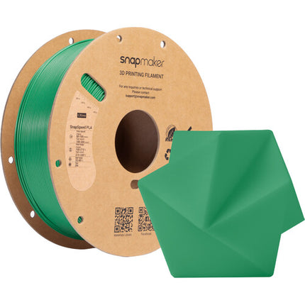 Snapmaker SnapSpeed PLA RFID Filamento 1kg Verde Alta Velocidad