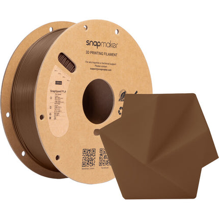 Snapmaker SnapSpeed PLA Filamento RFID 1kg Marrón Alta Velocidad