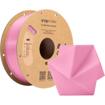 Snapmaker SnapSpeed Filamento PLA RFID 1kg Rosa para impresión rápida