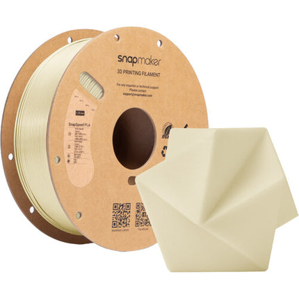 Snapmaker SnapSpeed Filamento PLA RFID 1kg Crema Alta Velocidad