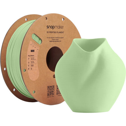 Snapmaker Matte PLA RFID Filamento 1kg Moss Mist Alta Velocidad