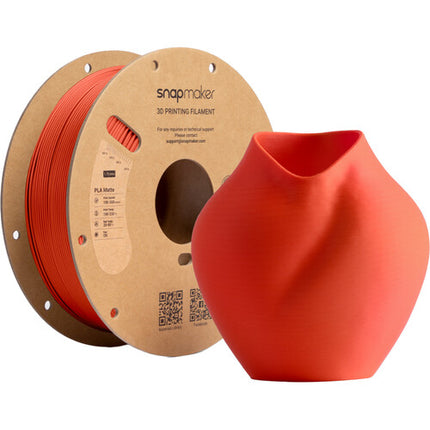 Snapmaker Matte PLA RFID Filamento 1kg Rojo Engine Alta Velocidad