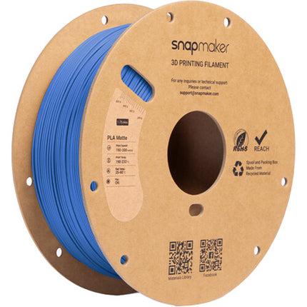 Snapmaker Matte PLA RFID Filamento 1kg Azul Marino Alta Velocidad