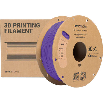 Snapmaker Matte PLA RFID Filamento 1kg Violeta para impresión rápida