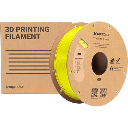 Snapmaker SnapSpeed Filamento PLA RFID 1kg Amarillo Brillante Alta Velocidad