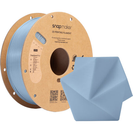 Snapmaker SnapSpeed Filamento PLA RFID 1kg Azul Gris alta velocidad