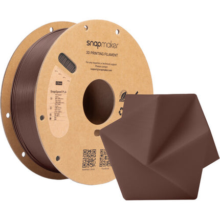 Snapmaker SnapSpeed PLA RFID Filamento 1kg Cocoa Brown Alta Velocidad