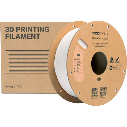 Snapmaker Matte PLA Filamento RFID 1kg Blanco Marfil Alta Velocidad