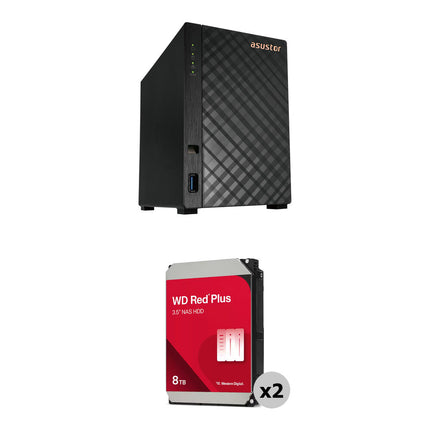 Asustor 16TB Drivestor 2 Gen2 NAS 2 Bahías 2 x 8TB 5640 rpm SATA III