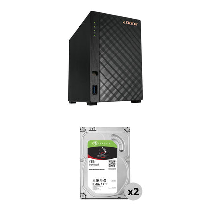 Asustor Drivestor 2 Gen2 NAS 8TB 2 Bahías 2 x 4TB 5400 rpm SATA III