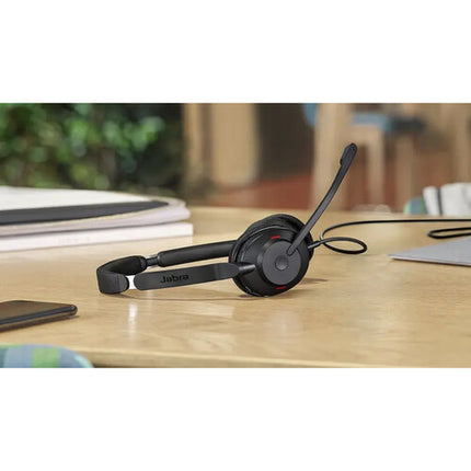 Jabra Evolve 30 II UC Auricular Mono con Micrófono Cancelación de Ruido y Control USB