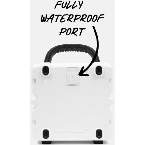 Turtlebox Cub Altavoz Portátil Resistente al Agua Blanco 118 dB 14 Horas Batería