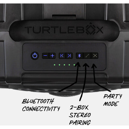 Turtlebox Original Gen 3 Altavoz Bluetooth portátil resistente IP67 gris