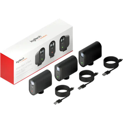 Logitech Mevo Start Cámara de Streaming 1080p30 6 Horas Batería 3-Pack