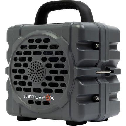 Turtlebox Cub Altavoz portátil impermeable gris 1.3" tweeter 14 horas batería